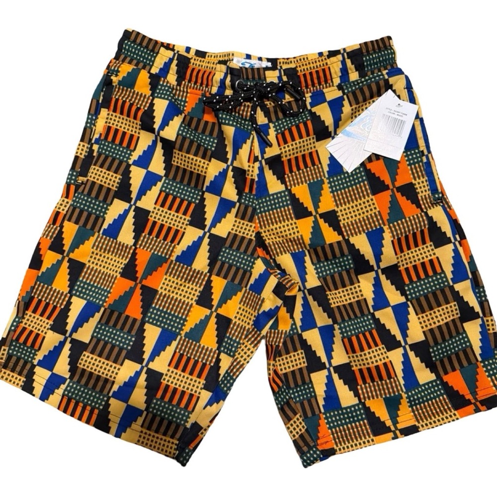 Drill clothing company, Fresh Prints of Bel-Air men’s shorts geometric xl NWT